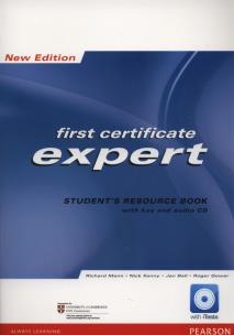 Okładka książki First Ccertificate Expert New Student's Resource Book +CD