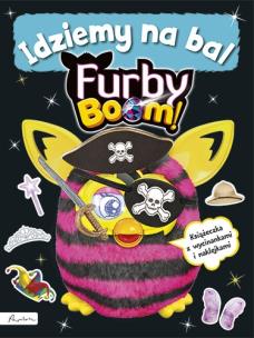 Okładka książki Furby Boom! Idziemy na bal. Książeczka z wycinankami i naklejkami