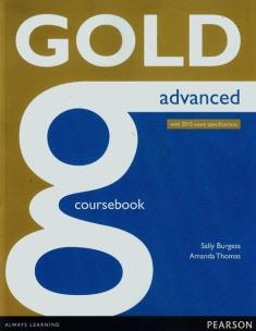 Okładka książki Gold Advanced Coursebook with 2015 exam specifications