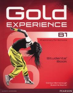 Okładka książki Gold Experience B1 Student's Book + DVD