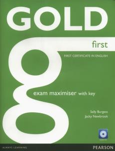 Okładka książki Gold First Exam Maximiser with key + CD