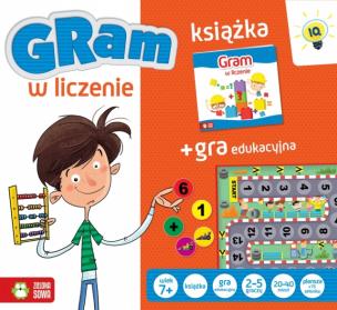 Okładka książki Gram w liczenie. Książka + gra edukacyjna