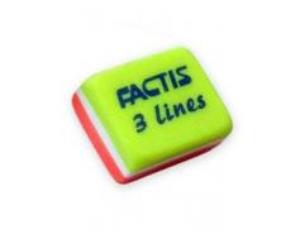 Opakowanie Gumki 3 Lines trójkolorowe (30szt) FACTIS