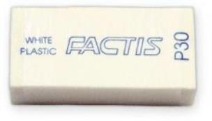 Opakowanie Gumki P-30 białe małe (30 szt) FACTIS