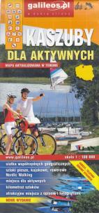 Okładka książki Kaszuby dla aktywnych mapa 1:100 000