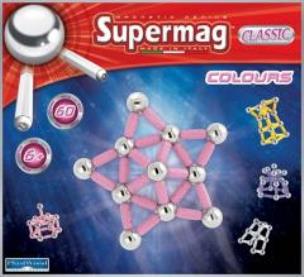 Opakowanie Klocki magnetyczne. Supermag Kolory 60