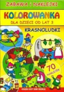Okładka książki Kolorowanka dla dzieci od lat 3. Krasnoludki