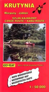 Okładka książki Krutynia mapa kajakowa 1:50 000