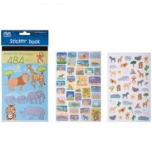 Opakowanie Książeczka z naklejkami dzikie zwierzęta