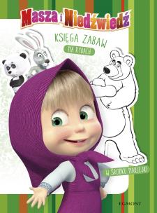 Okładka książki Księga zabaw. Masza i Niedźwiedź. Na rybach