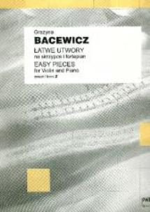 Okładka książki Łatwe utwory na skrzypce i fortepian 2 PWM