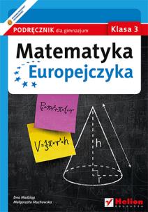 Okładka książki Matematyka Europejczyka GIM 3 podr w.2014 Helion