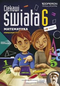 Okładka książki Matematyka SP 6/1 Ciekawi świata podr 2014 OPERON