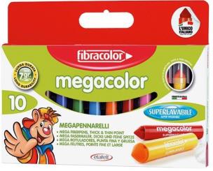 Opakowanie Mazaki Megacolor 10 kol. FIBRACOLOR