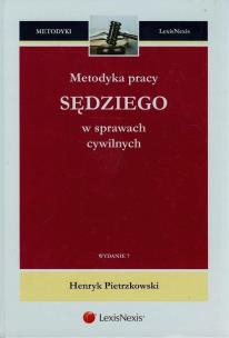 Okładka książki Metodyka pracy sędziego w sprawach cywilnych