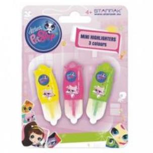 Opakowanie Mini zakreślacze zapachowe 3szt Littlest Pet Shop