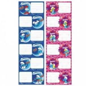 Opakowanie Naklejki na zeszyt Smerfy 25szt