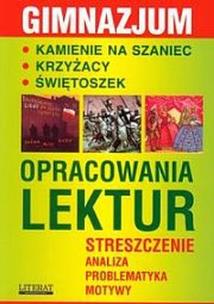Okładka książki Opracowanie lektur. Gimnazjum