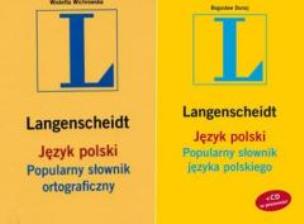 Opakowanie PAKIET popularny słownik  j.polskiego + ort. ''L