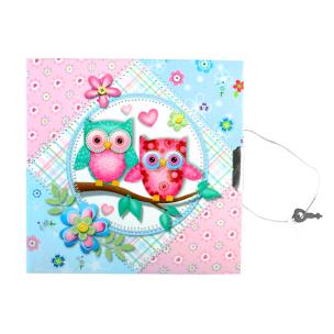 Opakowanie Pamiętnik z kluczykiem sowy