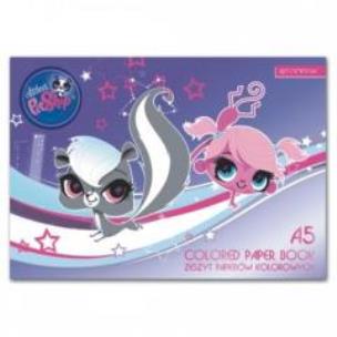 Opakowanie Papier kolorowy A5/10K Littlest Pet Shop 25szt