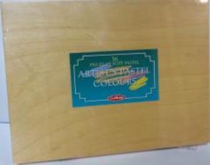 Opakowanie Pastele suche 36 kol. w drewnianej kasecie KREDKOP