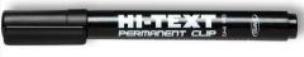 Opakowanie Permanent 641/PB Clip OKR czarny (12 szt) HI-TEXT