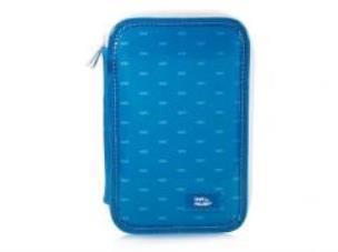 Opakowanie Piórnik 2 poz. z wyprawką Look niebieski MILAN