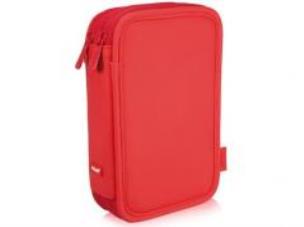 Opakowanie Piórnik 2 poz. z wyprawką Touch czerwony MILAN