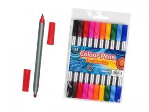 Opakowanie Pisaki dwustronne 10 kolorów