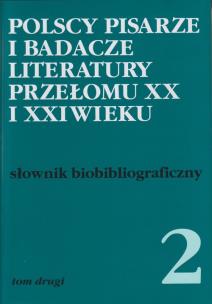 Opakowanie Polscy pisarze i badacze literatury przełomu XX i XXI wieku
