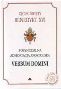 Okładka książki Posynodalna Adhortacja Apostolska Verbum Domini