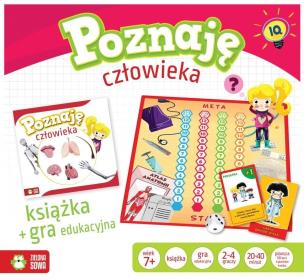 Okładka książki Poznaję człowieka - książka + gra