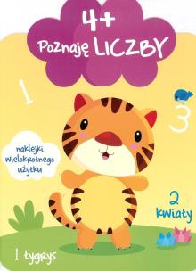 Okładka książki Poznaję liczby 4+