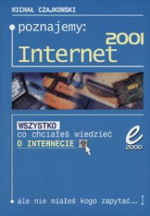 Okładka książki Poznajemy Internet 2001