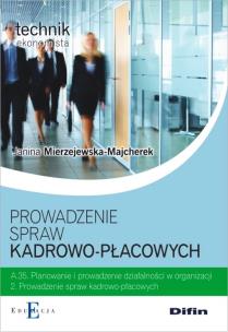 Okładka książki Prowadzenie spraw kadrowo-płacowych A.35.2