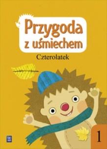 Okładka książki Przygoda z uśmiechem Czterolatek Ćwiczenia Część 1