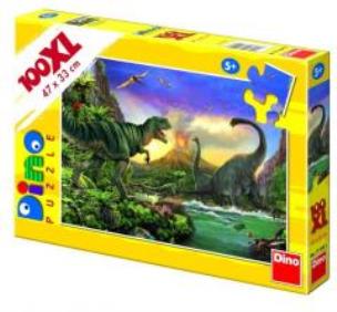 Opakowanie Puzzle 100 XL Dino Puzzle Dinozaury DINO