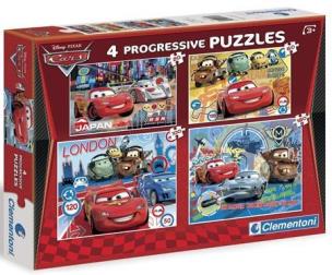 Okładka książki Puzzle 20+60+100+180 Auta