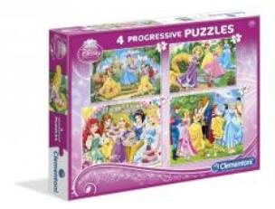Okładka książki Puzzle 20+60+100+180 Księżniczki