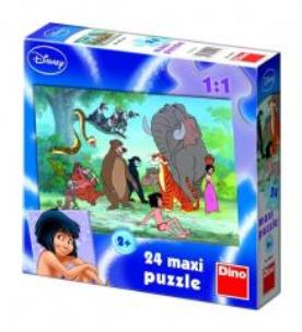 Opakowanie Puzzle 24 Maxi Księga Dżungli DINO