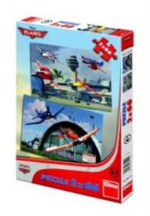 Opakowanie Puzzle 2x66 Samoloty DINO