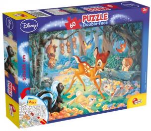 Opakowanie Puzzle dwustronne plus Bambi 60