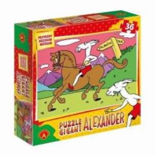 Opakowanie Puzzle Gigant 36 Konna wyprawa Przygody Koziołka Matołka