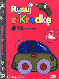 Okładka książki Rysuj z kredką - Zabawki