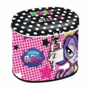 Opakowanie Skarbonka metalowa owalna Littlest Pet Shop