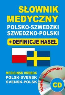 Okładka książki Słownik med. pol-szw, szw-pol+definicje BR w.2015