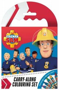Opakowanie Strażak Sam. Kolorowanka z kredkami