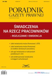 Opakowanie Świadczenia na rzecz pracowników - rozliczanie i ewidencja