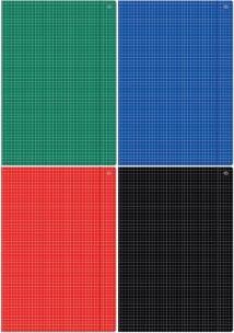 Opakowanie Teczka z gumką A4+ w kratkę (10szt)